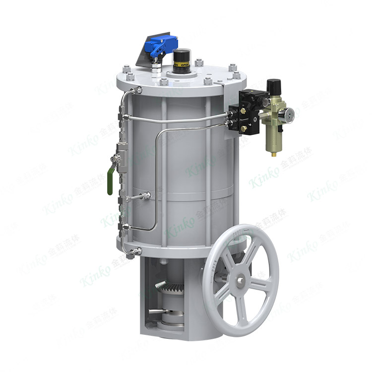 Linear stroke series pneumatic actuators