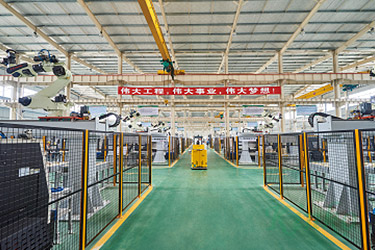 Intelligent automatic manufacturing line