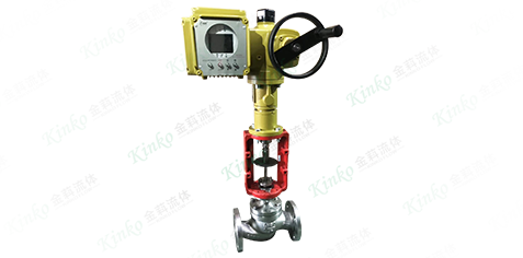 Electric high-temperature control valve