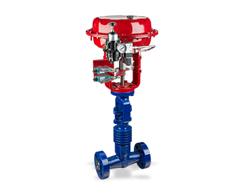 Pneumatic high-temperature control valve